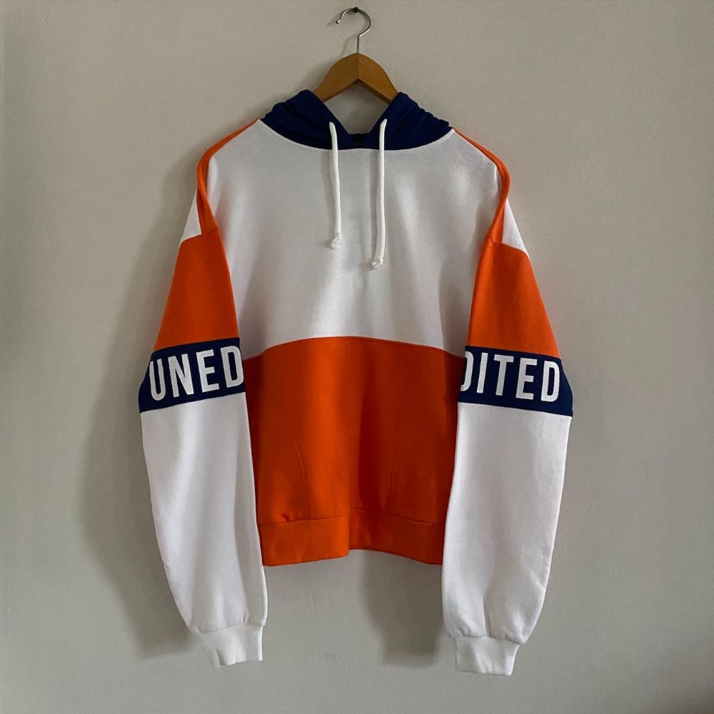Women's "UNEDITED" Colorblock Hoodie, Medium